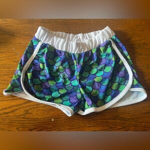 Colorful Scale Pattern Kids Shorts